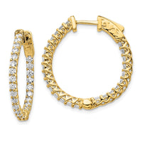 Thumbnail for 14k Round Hoop w/Safety Clasp Earring Mountings