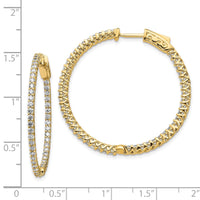 Thumbnail for 14k Round Hoop w/Safety Clasp Earring Mountings