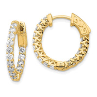 Thumbnail for 14k Round Hoop w/Safety Clasp Earring Mountings