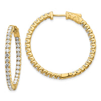 Thumbnail for 14k Round Hoop w/Safety Clasp Earring Mountings