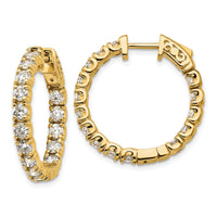 Thumbnail for 14k Round Hoop w/Safety Clasp Earring Mountings