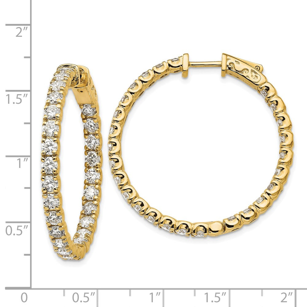 14k Round Hoop with Safety Clasp Earring Mountings