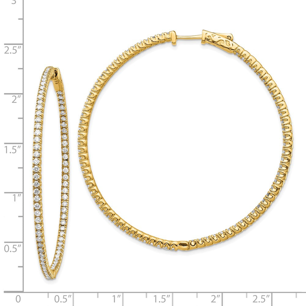 14k Round Hoop w/Safety Clasp Earring Mountings