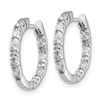 Thumbnail for 14k White Diamond Hinged Hoops Mountings
