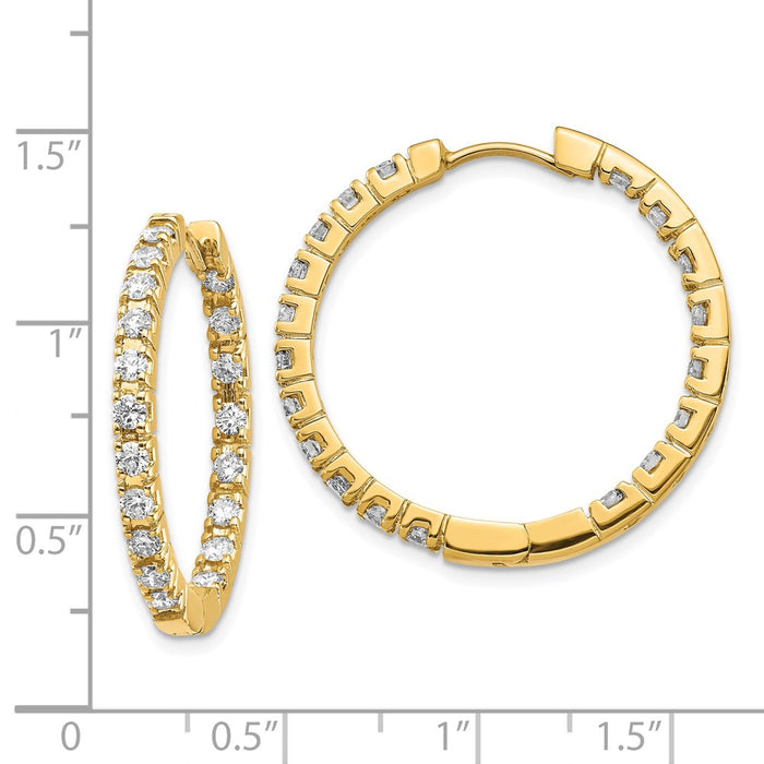 14k Diamond Hinged Hoops Mountings