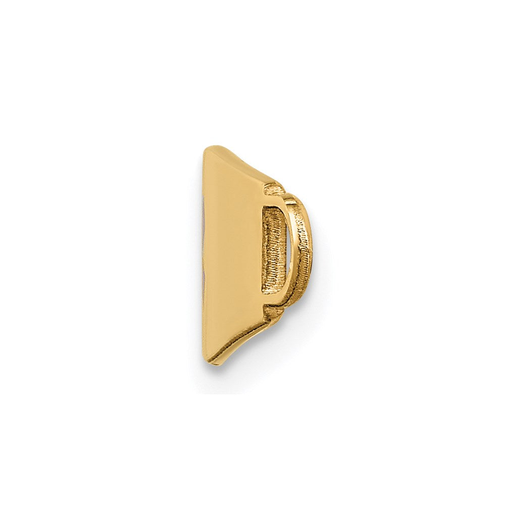 14k Red Enamel Medical Jewelry ID Plate