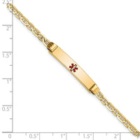 Thumbnail for 14K Medical 6 Anchor Link Child ID Bracelet