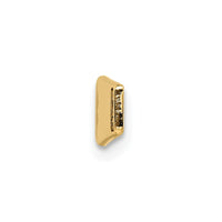Thumbnail for 14K Epoxy Enameled Medical ID Ctr Soft Diamond Shape Plate # 813