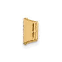Thumbnail for 14K Epoxy Enameled Medical ID Ctr Soft Diamond Shape Plate # 816