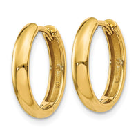 Thumbnail for 14k Round Hinged Hoop Earrings
