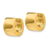 Thumbnail for 14k Round Hinged Hoop Earrings