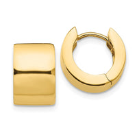 Thumbnail for 14k Round Hinged Hoop Earrings
