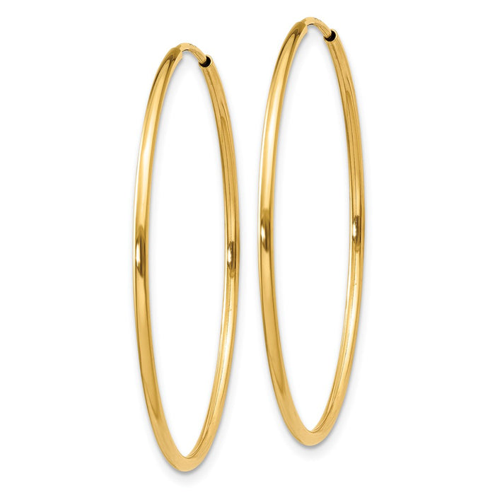 14k 1.25mm Endless Hoop Earring