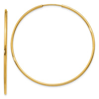 Thumbnail for 14k 1.25mm Endless Hoop Earring
