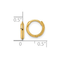 Thumbnail for 14k Polished Hinged Hoop Earrings
