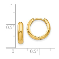 Thumbnail for 14k Polished Hinged Hoop Earrings