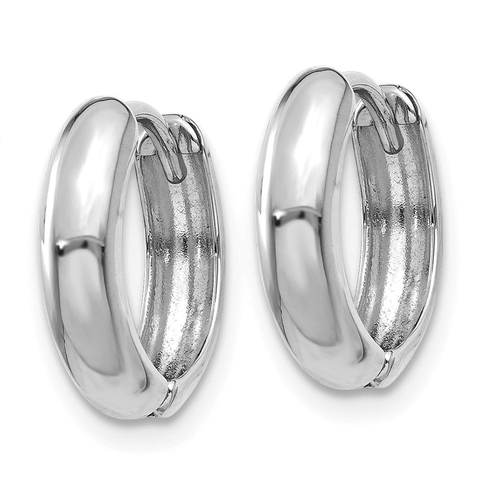 14k Polished Hinged Hoop Earrings