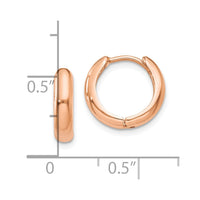 Thumbnail for 14k Polished Hinged Hoop Earrings