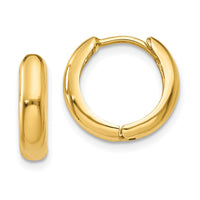 Thumbnail for 14k Polished Hinged Hoop Earrings