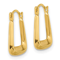 Thumbnail for 14k Polished Hollow Fancy Hoops