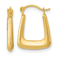 Thumbnail for 14k Polished Hollow Fancy Hoops