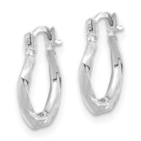 Thumbnail for 14K Polished Twist Hoop Earrings
