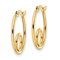 Thumbnail for 14k Polished Hoop Earrings