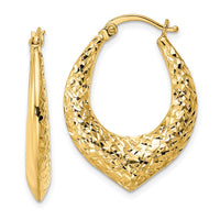 Thumbnail for 14k D/C Hoop Earring