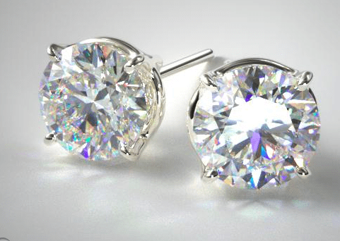 Small Diamond Stud – STONE AND STRAND