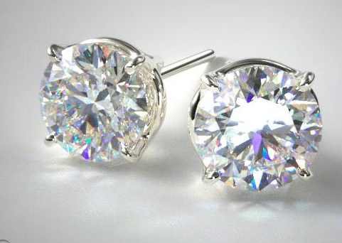 Private Collection Medium Yellow Gold Diamond Snowflake Earrings –  Alexandra Mor