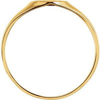 Thumbnail for 14K Yellow Heart Signet Ring  Stuller   