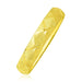 10k Yellow Gold Dual-Textured Diamond Pattern Bangle Bangles Angelucci Jewelry   