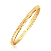 Thumbnail for Classic Bangle in 14k Yellow Gold (5.0mm) Bangles Angelucci Jewelry   
