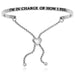 Stainless Steel I'm In Charge Of How I Feel Adjustable Bracelet Bangles Angelucci Jewelry   