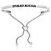 Stainless Steel Spoiled Rotten Adjustable Bracelet Bangles Angelucci Jewelry   