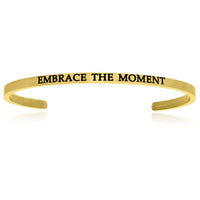 Thumbnail for Yellow Stainless Steel Embrace The Moment Cuff Bracelet Bangles Angelucci Jewelry   