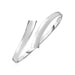 Shiny Bypass Style Bangle in Sterling Silver Bangles Angelucci Jewelry   