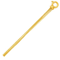 Thumbnail for 14k Yellow Gold Multi-Strand Comfort Curb Chain Bracelet Bracelets Angelucci Jewelry   