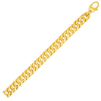 Thumbnail for Cuban Link Bracelet in 14k Yellow Gold Bracelets Angelucci Jewelry   