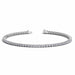 14k White Gold Round Diamond Tennis Bracelet (2 cttw) Bracelets Angelucci Jewelry   