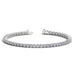 14k White Gold Round Diamond Tennis Bracelet (5 cttw) Bracelets Angelucci Jewelry   
