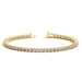 14k Yellow Gold Round Diamond Tennis Bracelet (5 cttw) Bracelets Angelucci Jewelry   