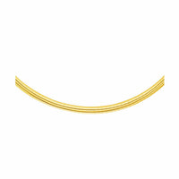 Thumbnail for 4.0 mm 14k Yellow Gold Classic Omega Bracelet Bracelets Angelucci Jewelry   