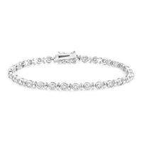 Thumbnail for Alternating Bezel Cubic Zirconia Bracelet Bracelets JGI   