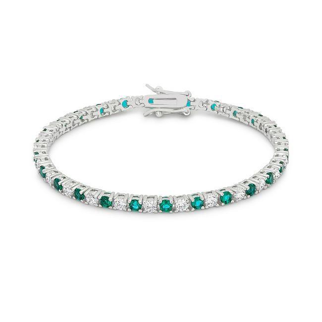 Aquamarine Tennis Bracelet Bracelets JGI   