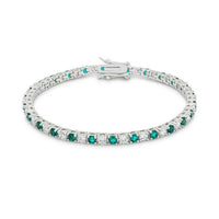 Thumbnail for Aquamarine Tennis Bracelet Bracelets JGI   