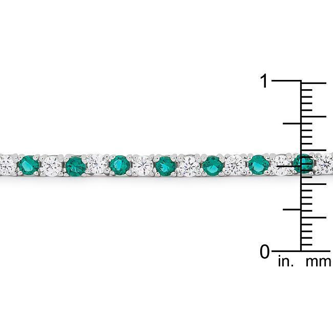 Aquamarine Tennis Bracelet Bracelets JGI   