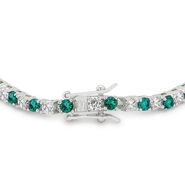 Aquamarine Tennis Bracelet Bracelets JGI   