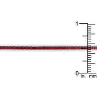 Thumbnail for Channel-Set Garnet Cubic Zirconia Cuff Bracelets JGI   