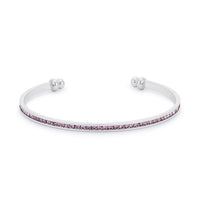Thumbnail for Channel-Set Lavender Cubic Zirconia Cuff Bracelets JGI   